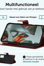 Forterra Forterra Google Pixel 10 Pro XL Hoesje Bookcase Met Screenprotector - Bruin