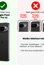 Forterra Forterra Google Pixel 10 Pro XL Hoesje Bookcase Met Screenprotector - Rose Goud