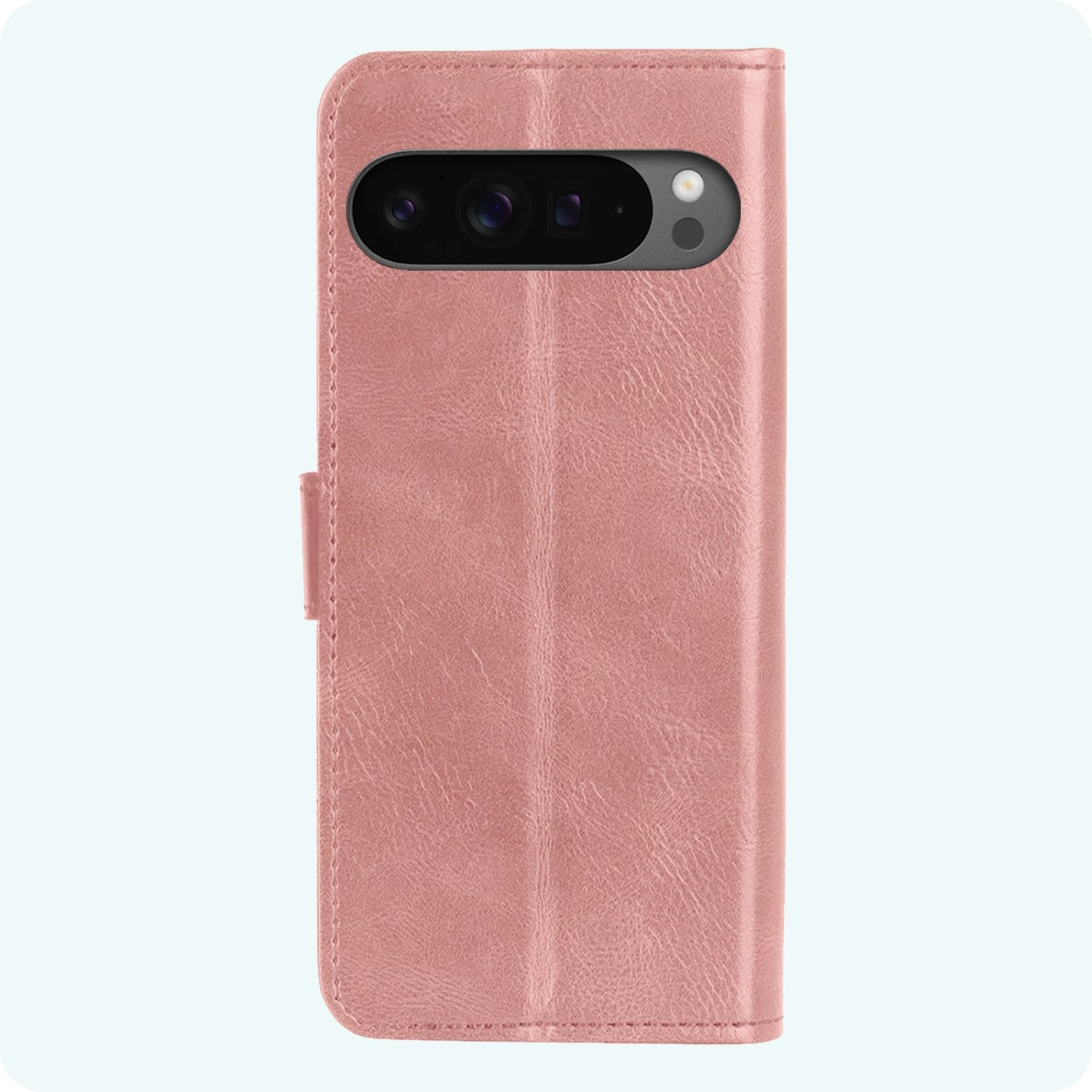 Forterra Forterra Google Pixel 10 Pro XL Hoesje Bookcase Met 2x Screenprotector - Rose Goud