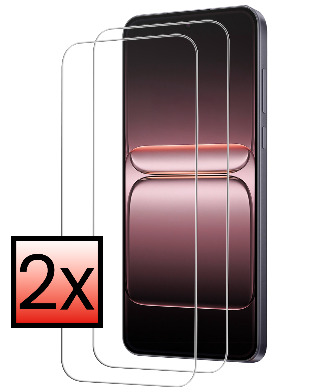 NoXx NoXx OnePlus Nord 5 Screenprotector Glas - 2 PACK