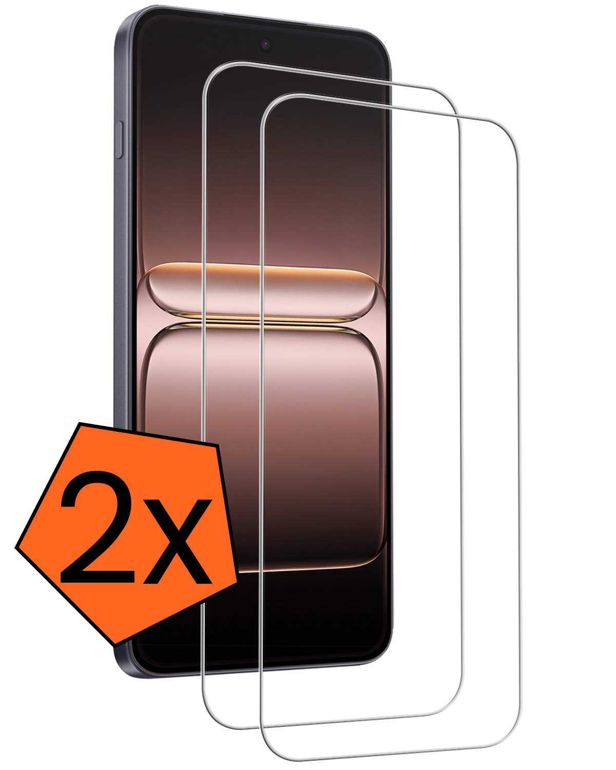 Nomfy Nomfy OnePlus Nord 5 Screenprotector Glas - 2 PACK