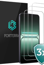Forterra Forterra OnePlus Nord 5 Screenprotector Glas - 3 PACK
