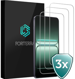 Forterra Forterra OnePlus Nord 5 Screenprotector Glas - 3 PACK
