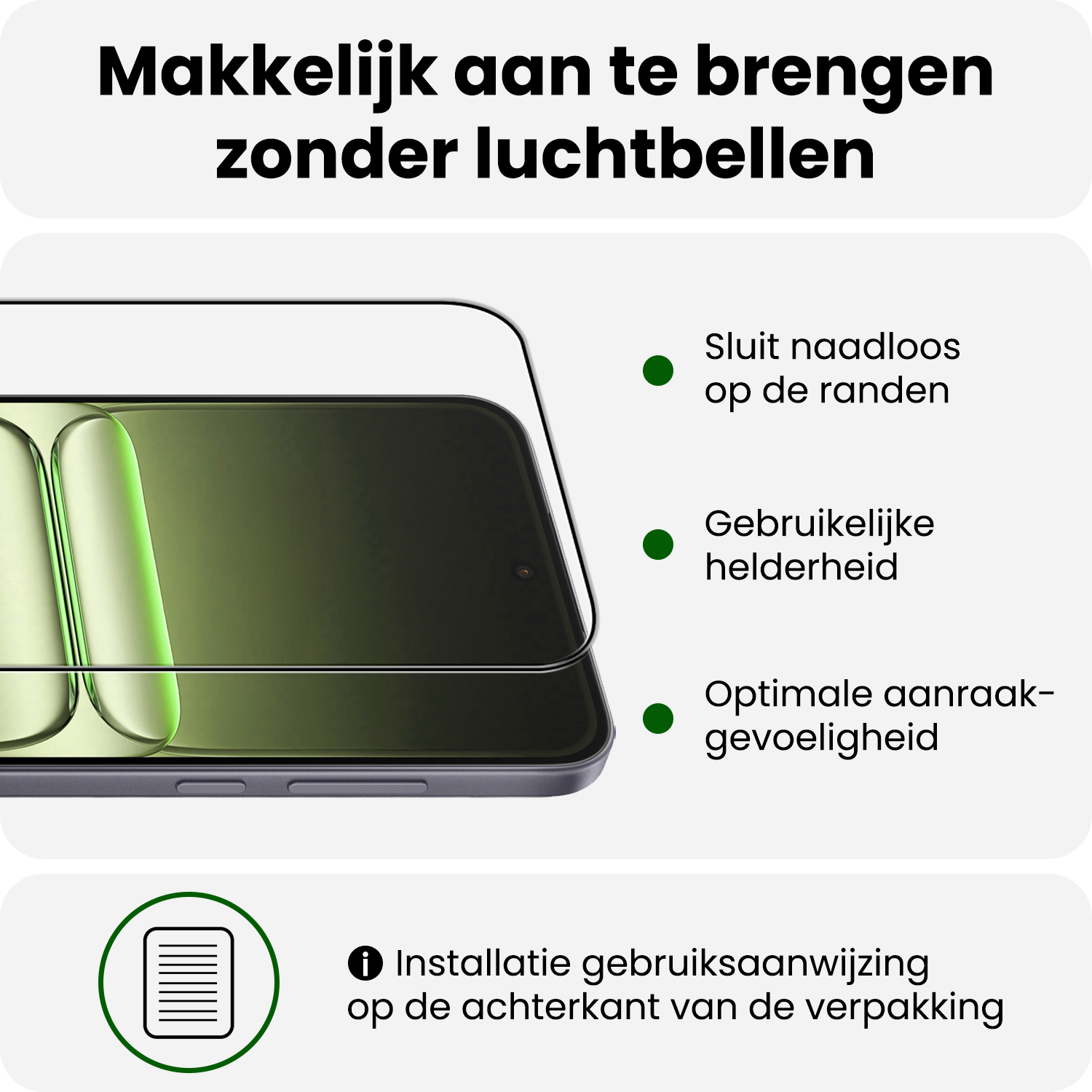 BASEY. BASEY. OnePlus Nord 5 Screenprotector Glas Full Cover