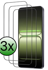 BASEY. BASEY. OnePlus Nord 5 Screenprotector Glas  Full Cover - 3 PACK