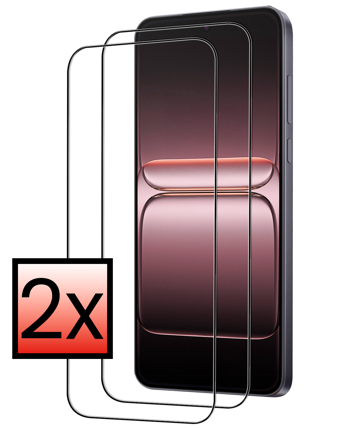 NoXx NoXx OnePlus Nord 5 Screenprotector Glas  Full Cover - 2 PACK