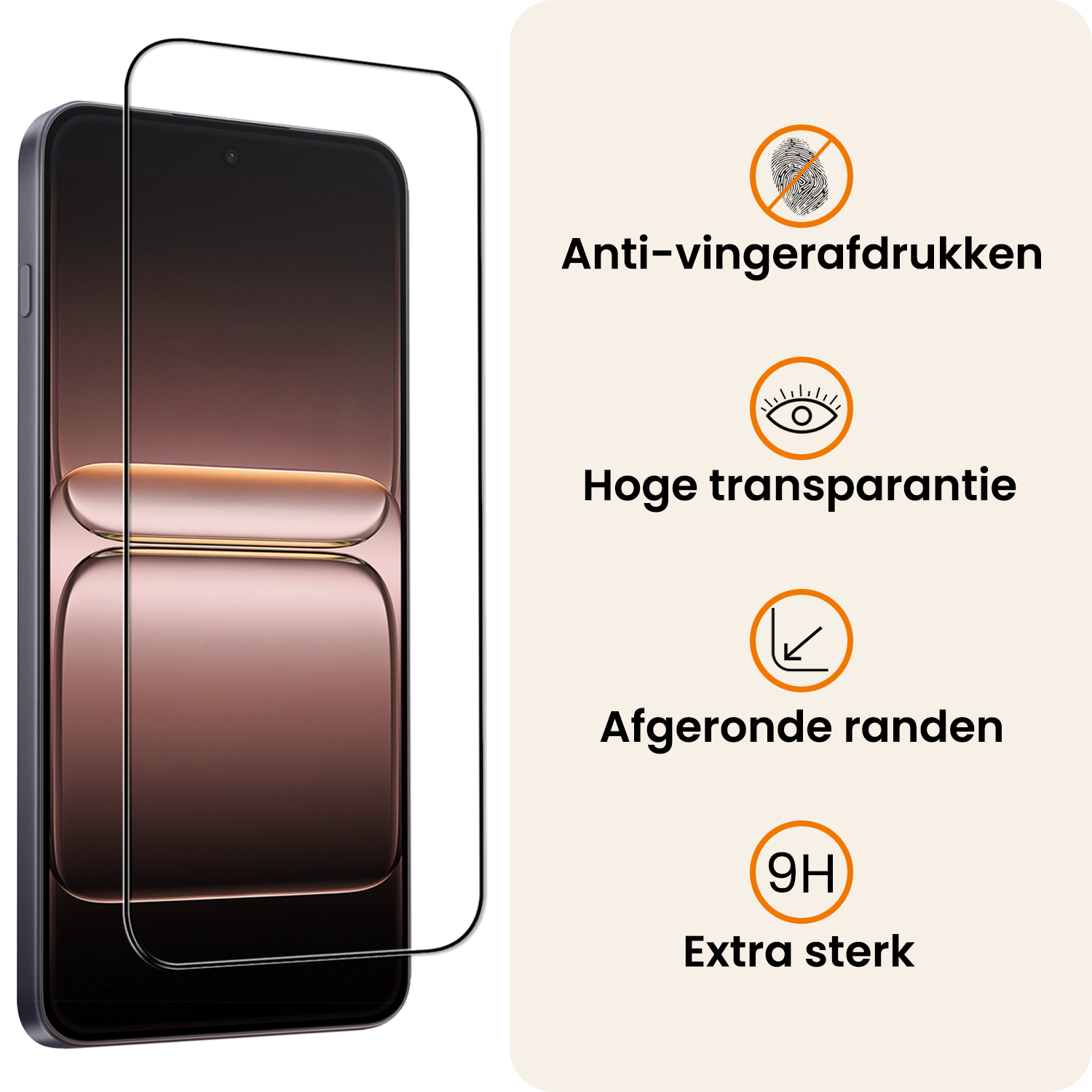 Nomfy Nomfy OnePlus Nord 5 Screenprotector Glas  Full Cover - 2 PACK