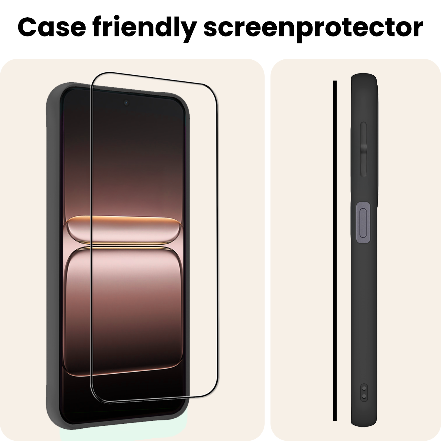 Nomfy Nomfy OnePlus Nord 5 Screenprotector Glas  Full Cover - 3 PACK