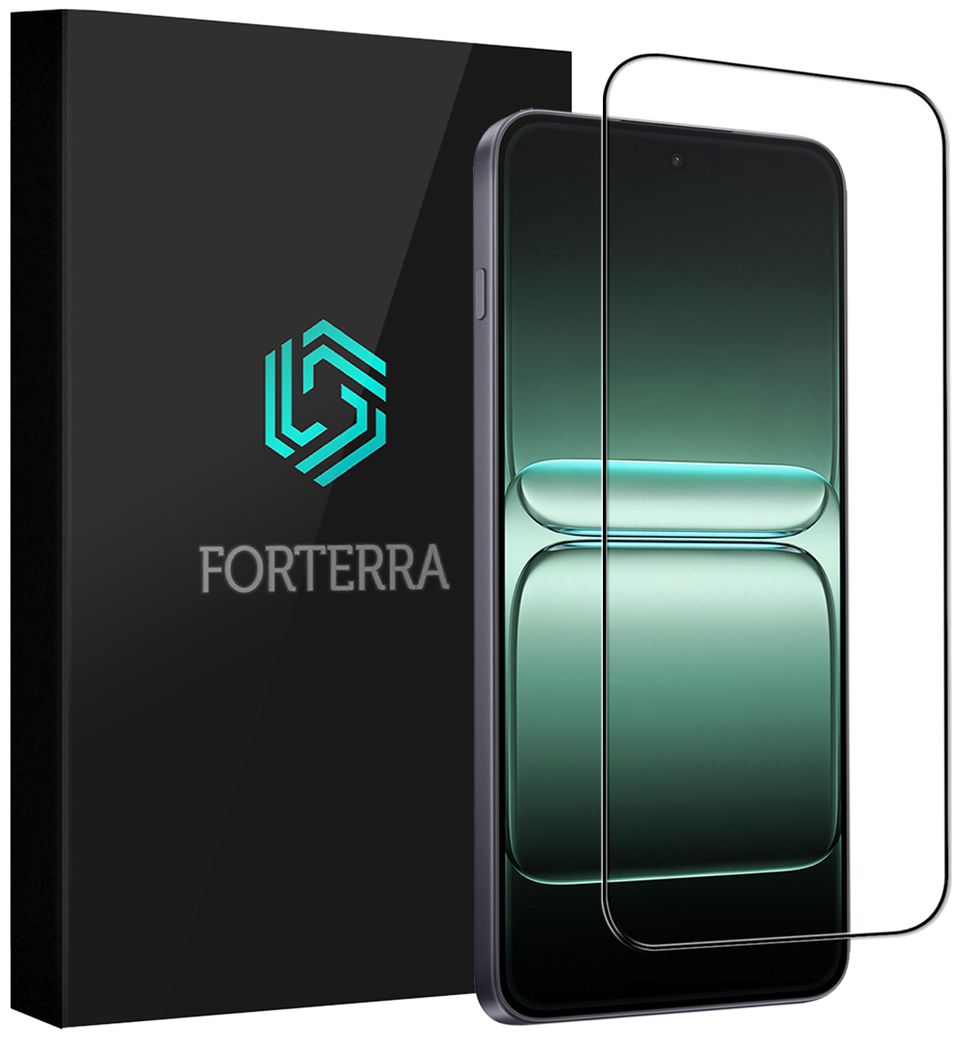 Forterra Forterra OnePlus Nord 5 Screenprotector Glas Full Cover
