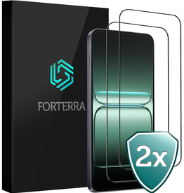 Forterra Forterra OnePlus Nord 5 Screenprotector Glas  Full Cover - 2 PACK