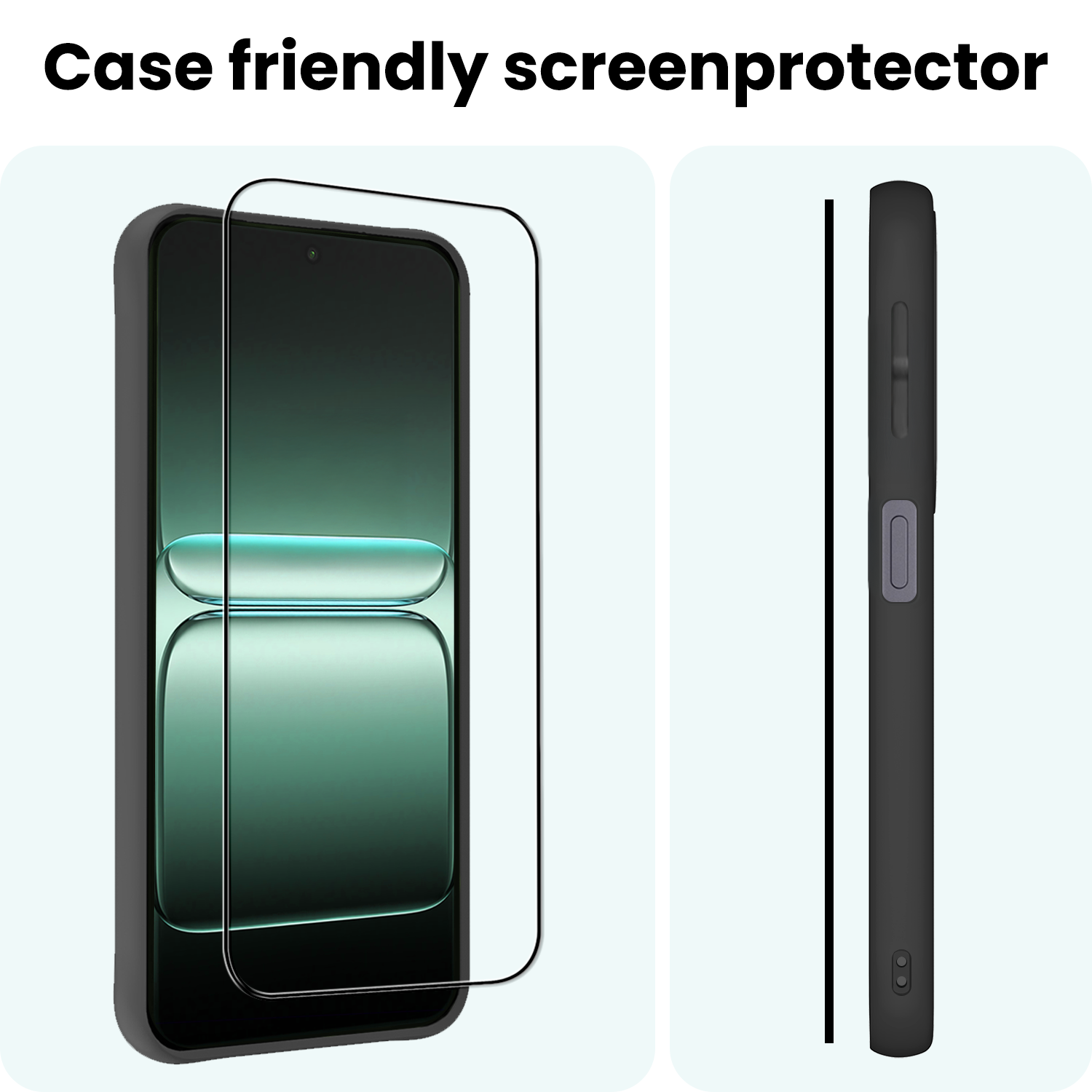 Forterra Forterra OnePlus Nord 5 Screenprotector Glas  Full Cover - 2 PACK