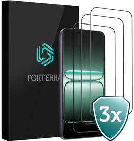 Forterra Forterra OnePlus Nord 5 Screenprotector Glas  Full Cover - 3 PACK