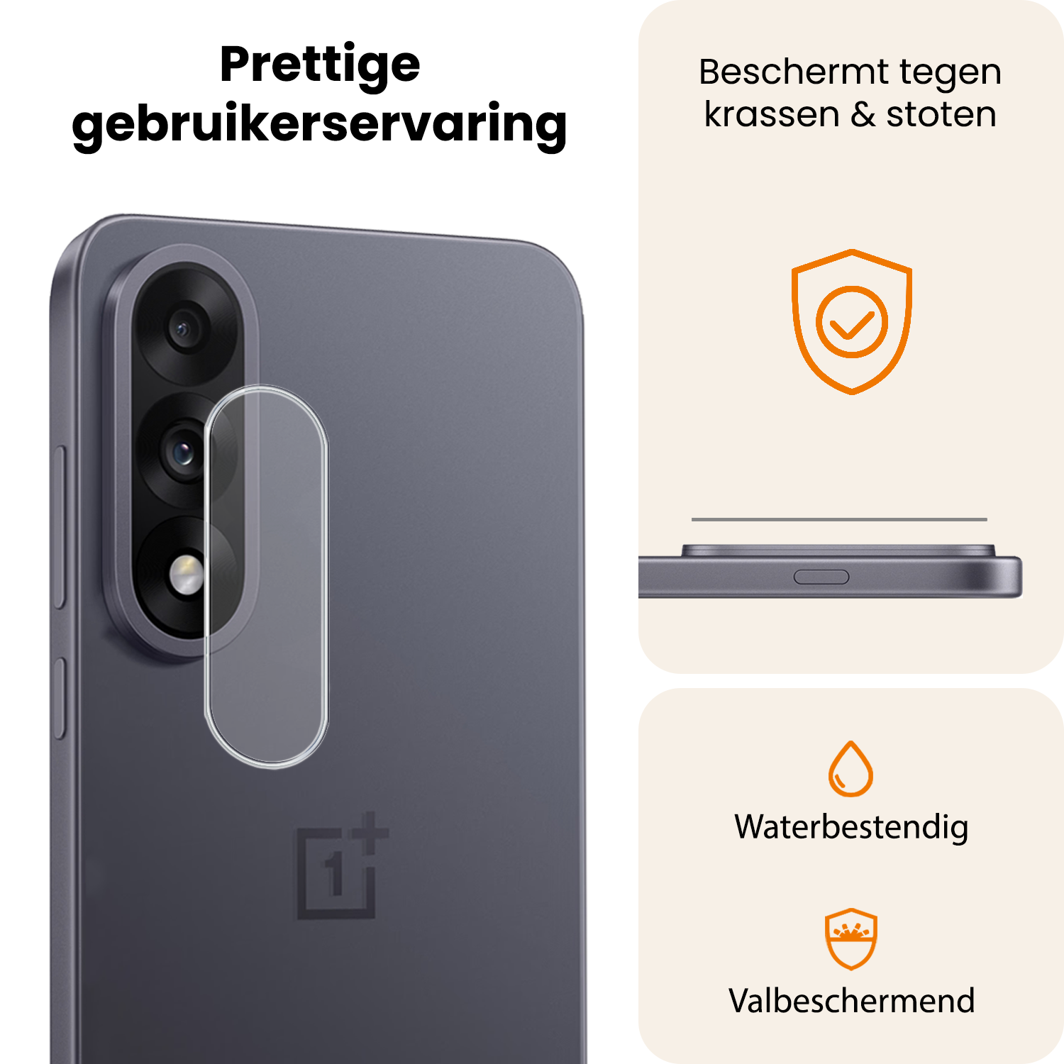 Nomfy Nomfy OnePlus Nord 5 Camera Screenprotector - 3 PACK