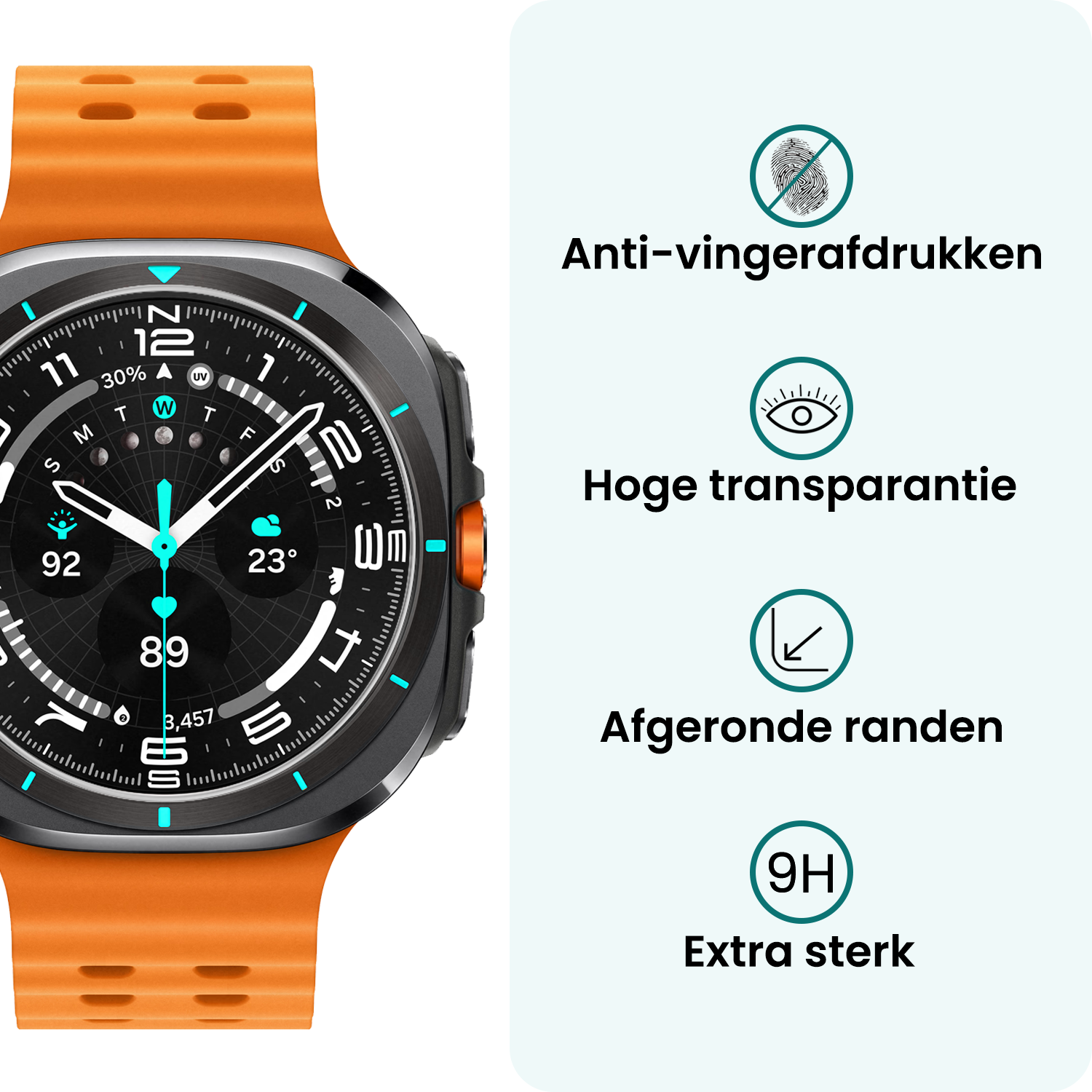 Forterra Forterra Samsung Galaxy Watch Ultra (2025) Screenprotector