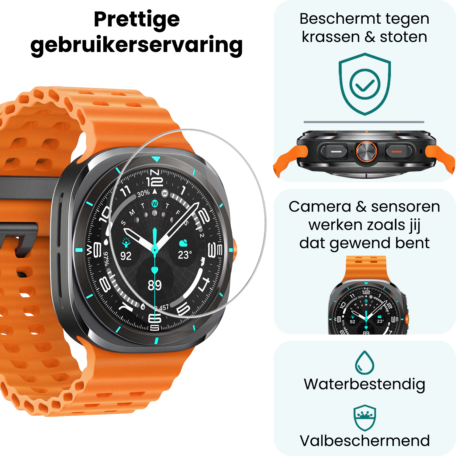 Forterra Forterra Samsung Galaxy Watch Ultra (2025) Screenprotector