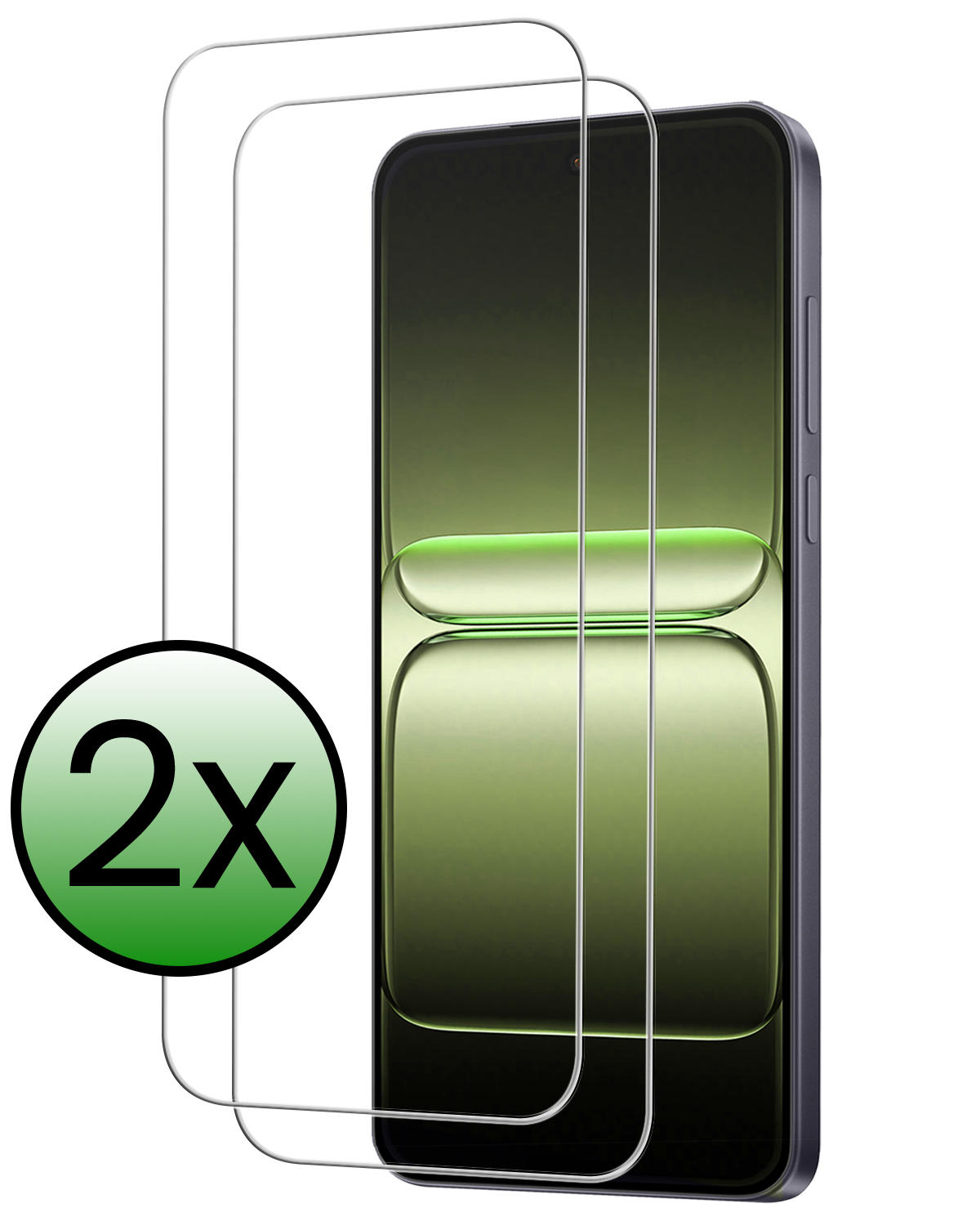 BASEY. BASEY. OnePlus Nord CE 5 Screenprotector Glas - 2 PACK