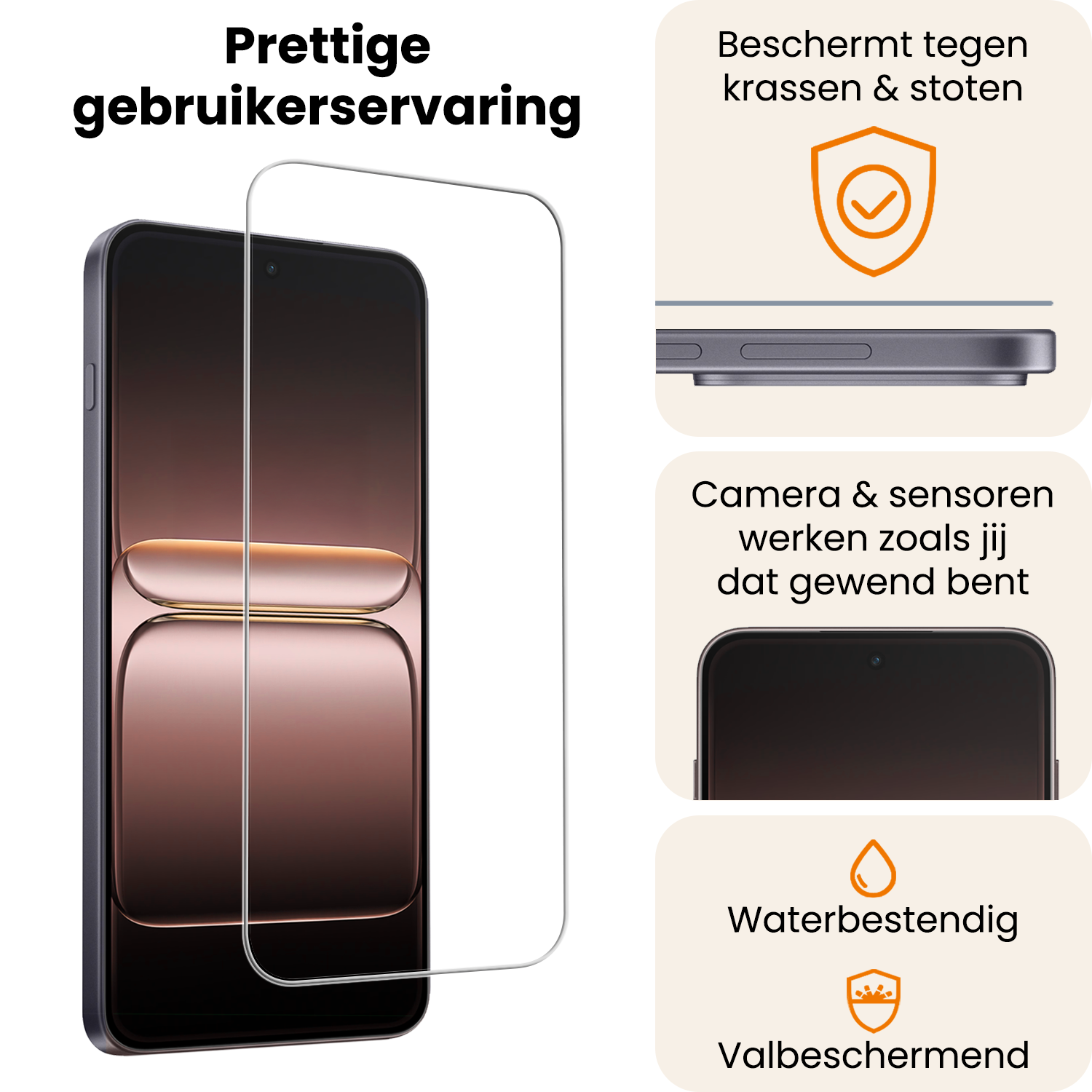 Nomfy Nomfy OnePlus Nord CE 5 Screenprotector Glas