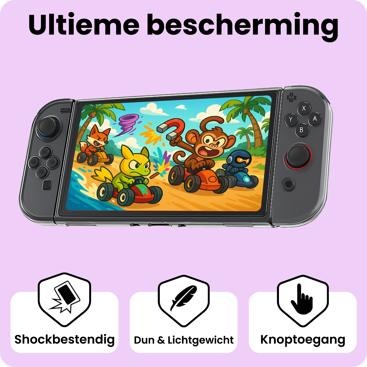 NoXx NoXx Transparante Hoes voor Nintendo Switch 2