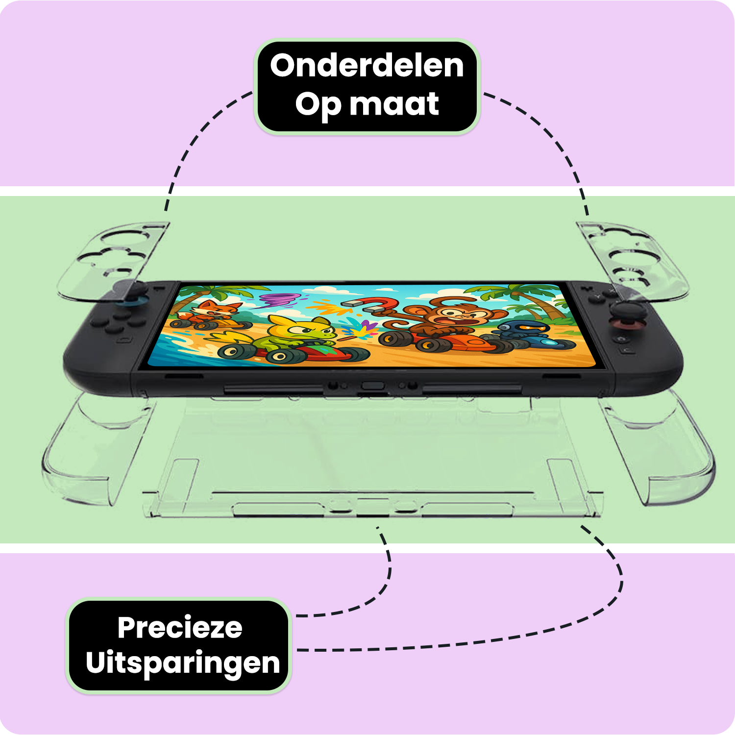 NoXx NoXx Transparante Hoes voor Nintendo Switch 2