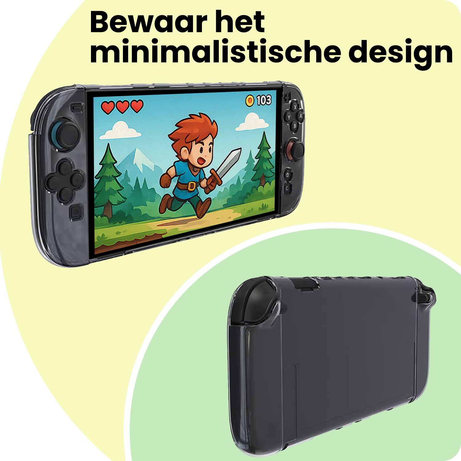 BASEY. BASEY. Transparante Hoes voor Nintendo Switch 2