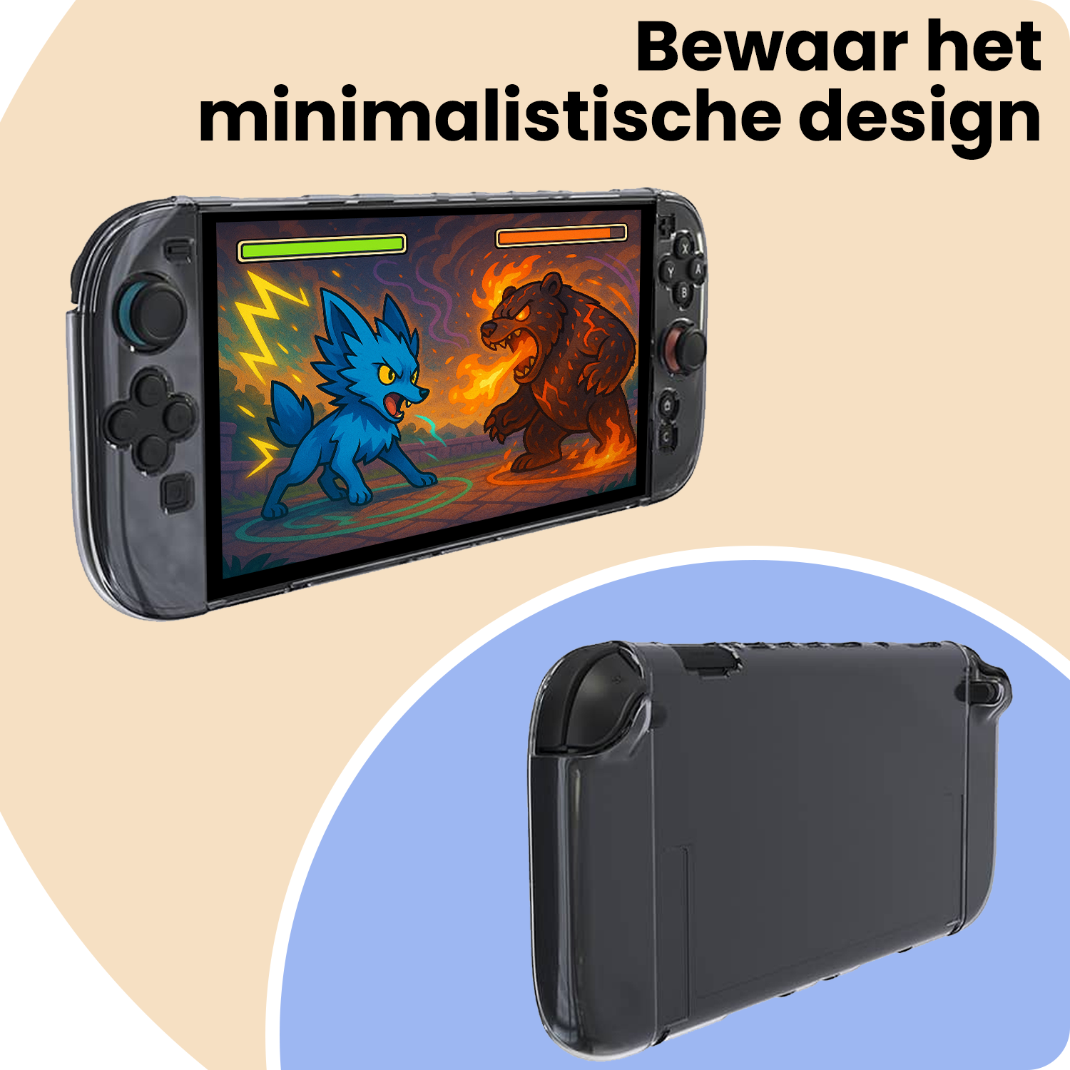 Nomfy Nomfy Transparante Hoes voor Nintendo Switch 2