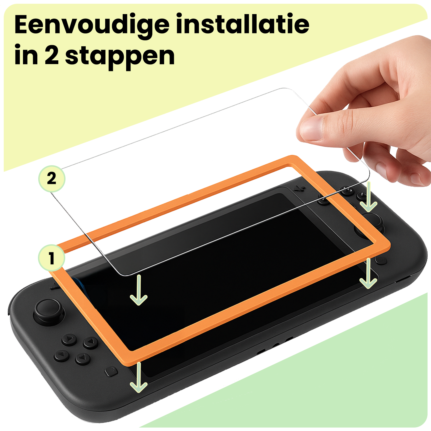 BASEY. BASEY. Nintendo Switch 2 Screenprotector Met Installatieframe