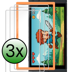 BASEY. BASEY. Nintendo Switch 2 Screenprotector Met Installatieframe - 3 PACK