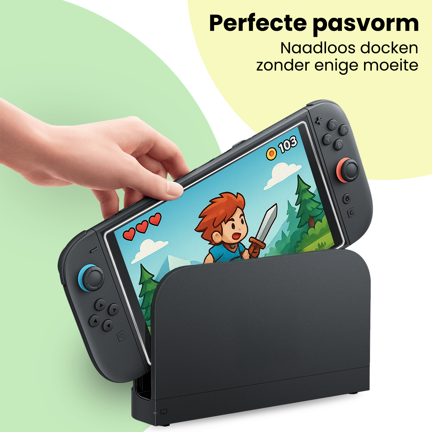 BASEY. BASEY. Nintendo Switch 2 Screenprotector Met Installatieframe - 3 PACK