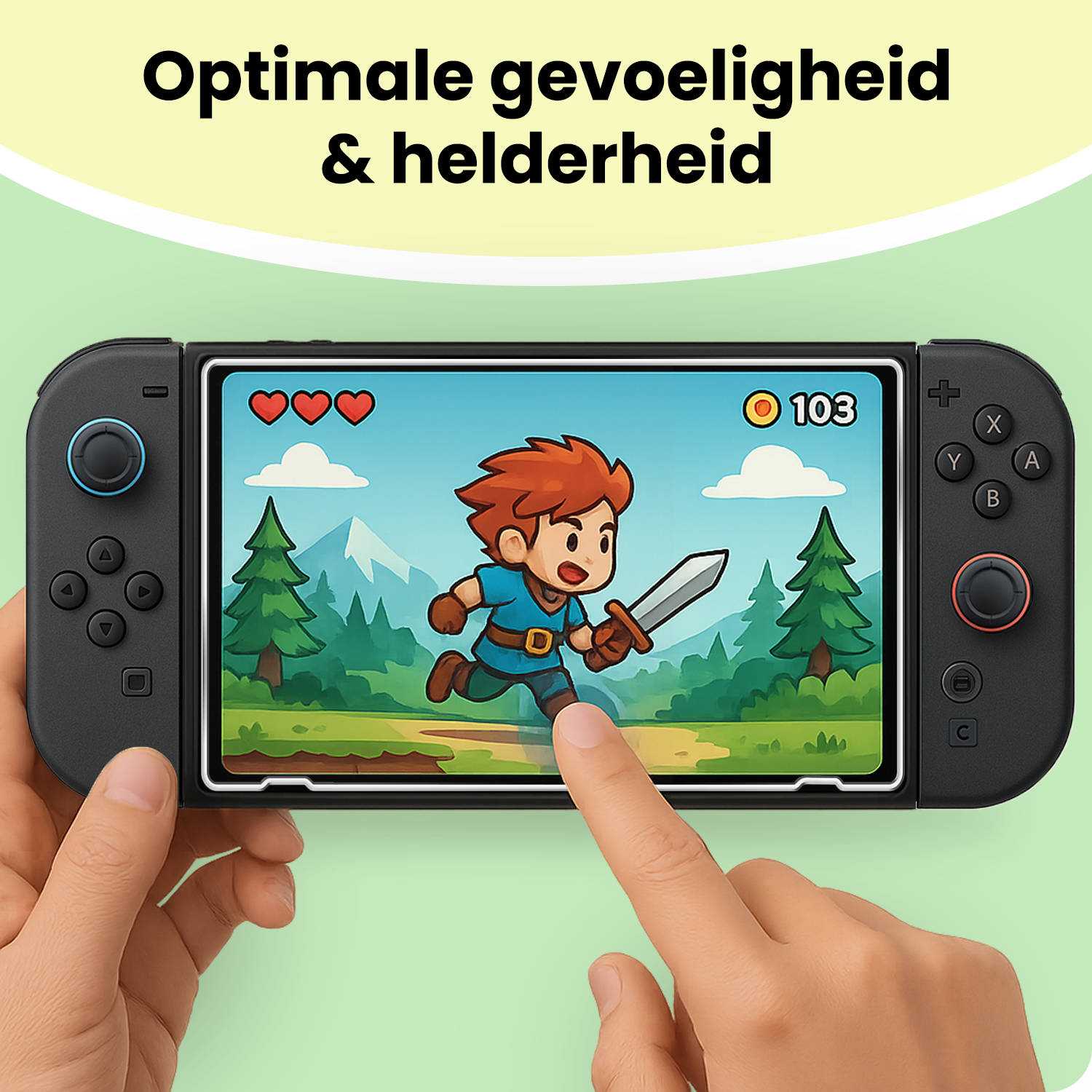 BASEY. BASEY. Nintendo Switch 2 Screenprotector Met Installatieframe - 3 PACK