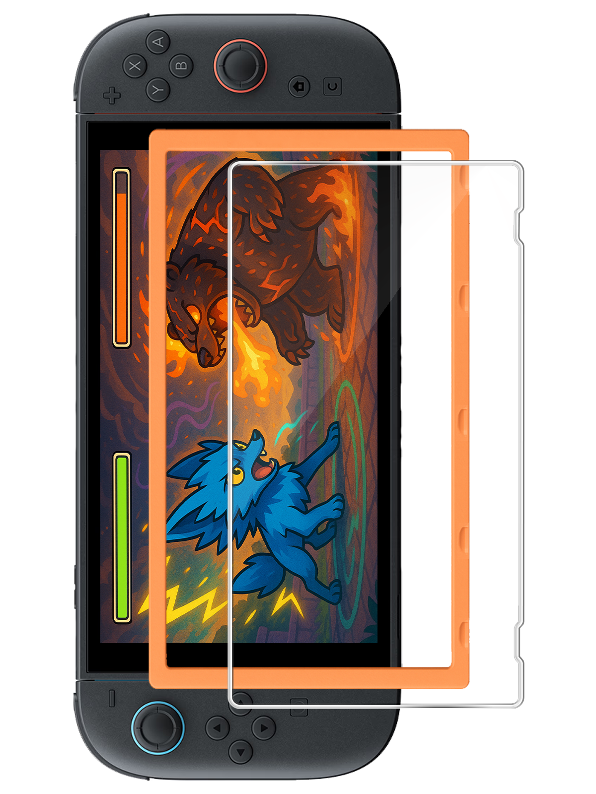 Nomfy Nomfy Nintendo Switch 2 Screenprotector Met Installatieframe