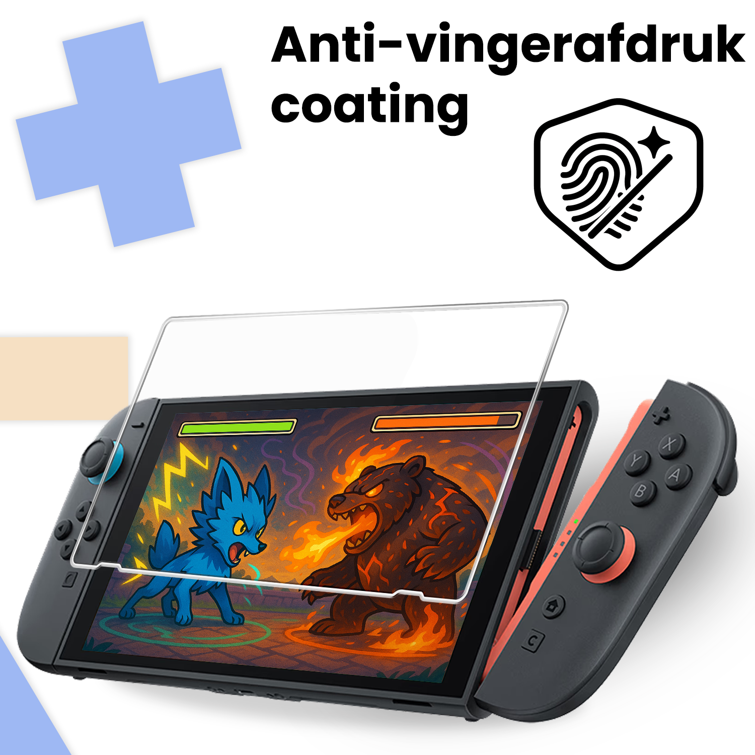 Nomfy Nomfy Nintendo Switch 2 Screenprotector Met Installatieframe