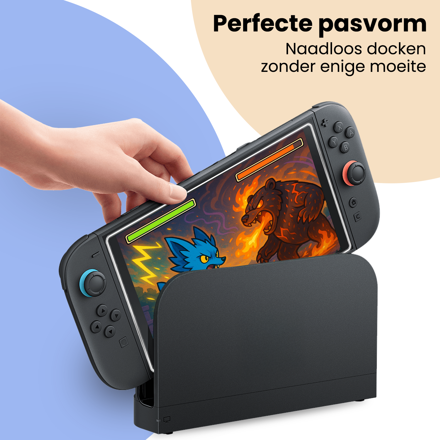 Nomfy Nomfy Nintendo Switch 2 Screenprotector Met Installatieframe - 3 PACK