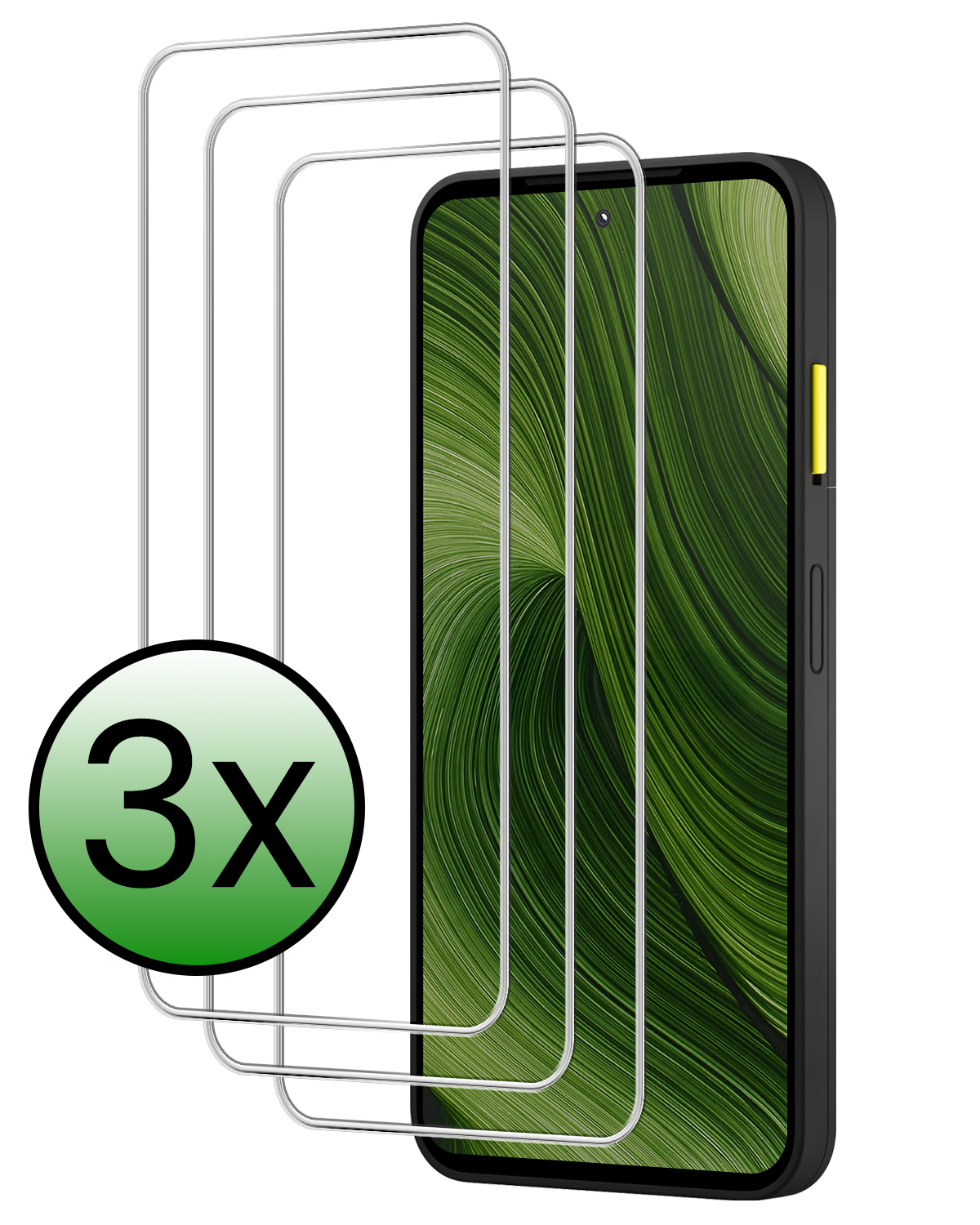 BASEY. BASEY. Fairphone 6 Screenprotector Glas - 3 PACK