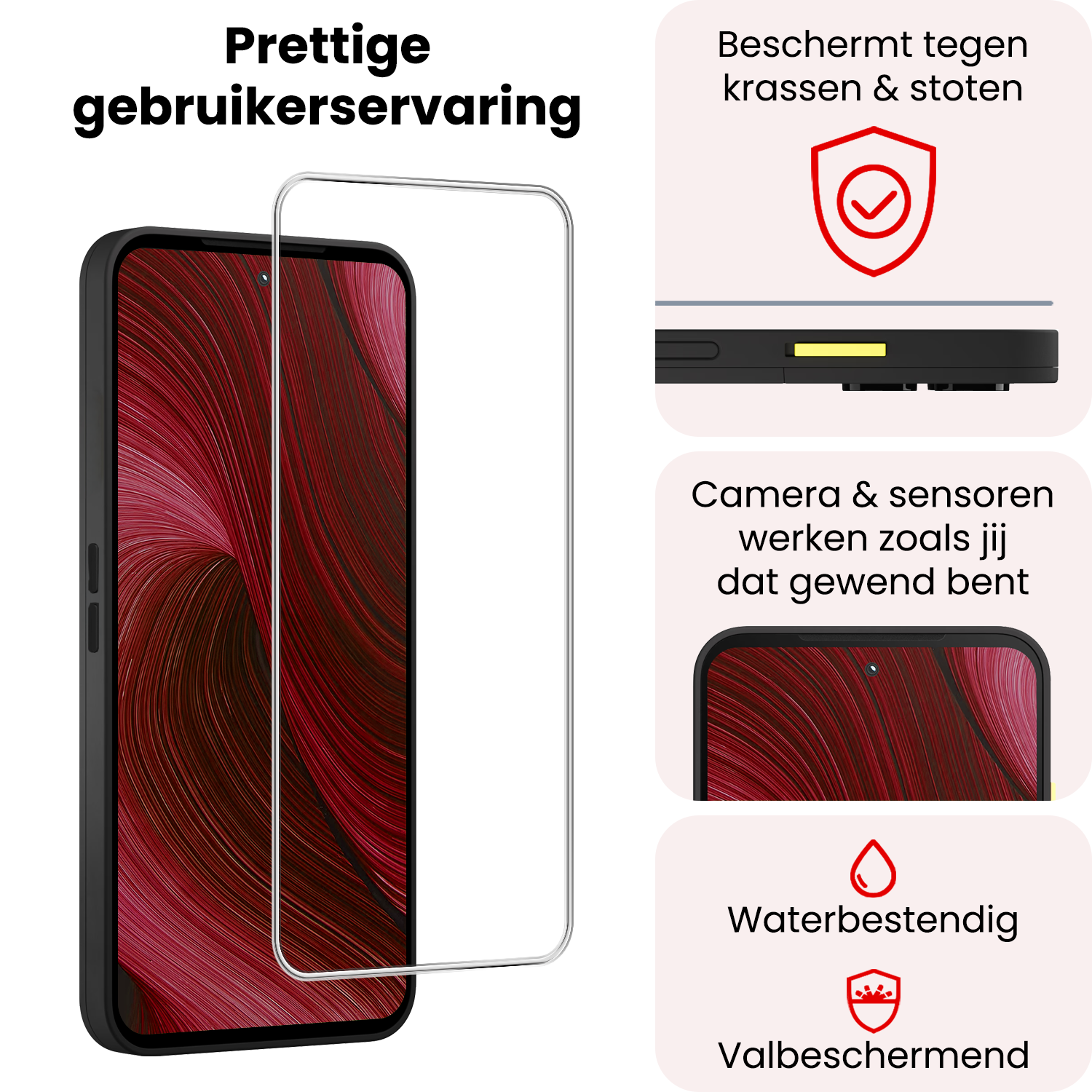 NoXx NoXx Fairphone 6 Screenprotector Glas - 3 PACK