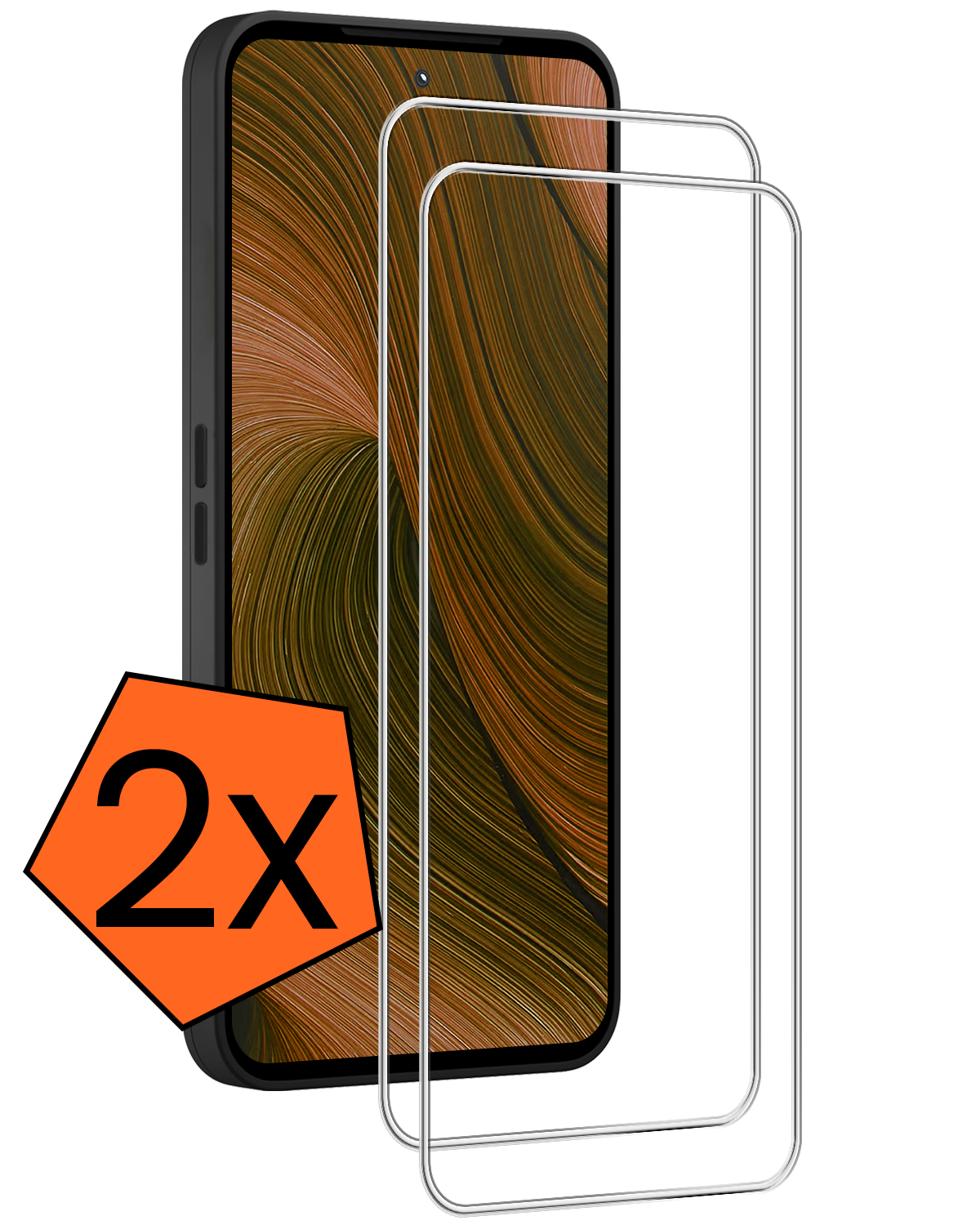 Nomfy Nomfy Fairphone 6 Screenprotector Glas - 2 PACK