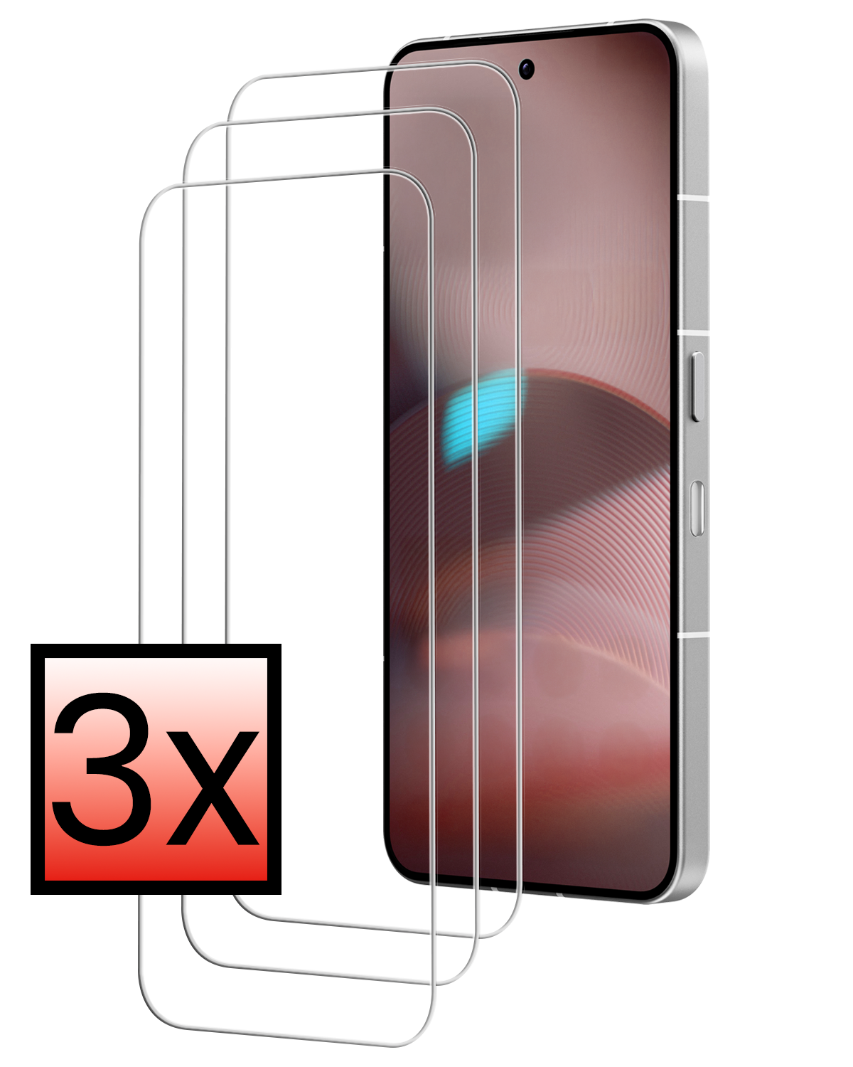 NoXx NoXx Nothing Phone 3 Screenprotector - 3 PACK