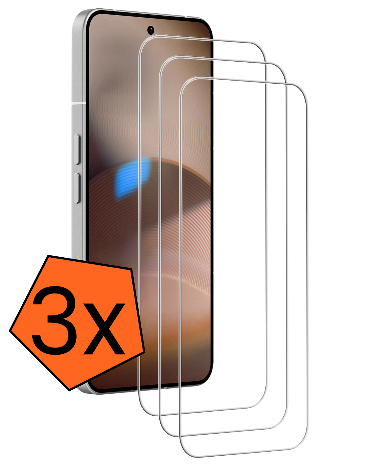 Nomfy Nomfy Nothing Phone 3 Screenprotector - 3 PACK