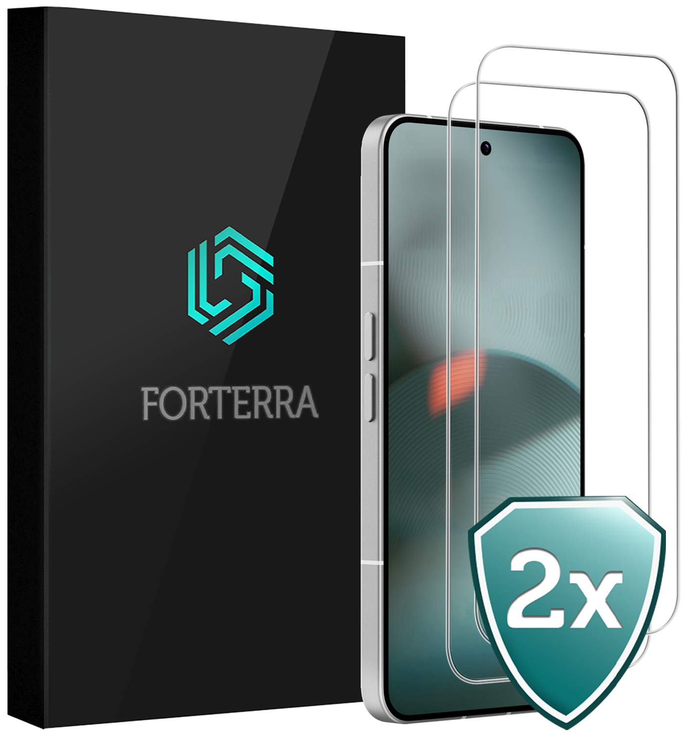 Forterra Forterra Nothing Phone 3 Screenprotector Glas - 2 PACK