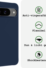 BASEY. BASEY. Google Pixel 10 Hoesje Siliconen - Donkerblauw