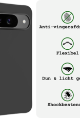 BASEY. BASEY. Google Pixel 10 Hoesje Siliconen - Zwart - 2 PACK