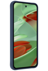 BASEY. BASEY. Google Pixel 10 Hoesje Siliconen Met 2x Screenprotector - Donkerblauw