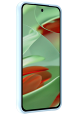 BASEY. BASEY. Google Pixel 10 Hoesje Siliconen Met 2x Screenprotector - Lichtblauw