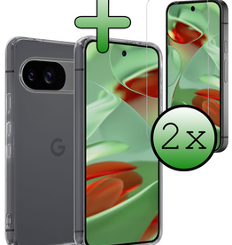 BASEY. BASEY. Google Pixel 10 Hoesje Siliconen Met 2x Screenprotector - Transparant