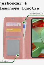 BASEY. BASEY. Google Pixel 10 Hoesje Bookcase Met 2x Screenprotector - Rose Goud