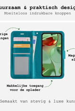 BASEY. BASEY. Google Pixel 10 Hoesje Bookcase Met 2x Screenprotector - Turquoise