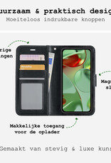 BASEY. BASEY. Google Pixel 10 Hoesje Bookcase Met 2x Screenprotector - Zwart