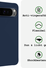 BASEY. BASEY. Google Pixel 10 Pro Hoesje Siliconen - Donkerblauw