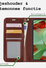 BASEY. BASEY. Google Pixel 10 Pro Hoesje Bookcase - Bruin