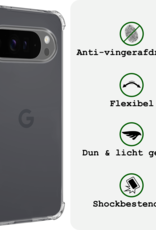 BASEY. BASEY. Google Pixel 10 Pro XL Hoesje Shockproof - Transparant - 2 PACK