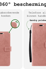 BASEY. BASEY. Google Pixel 10 Pro XL Hoesje Bookcase Met 2x Screenprotector - Rose Goud